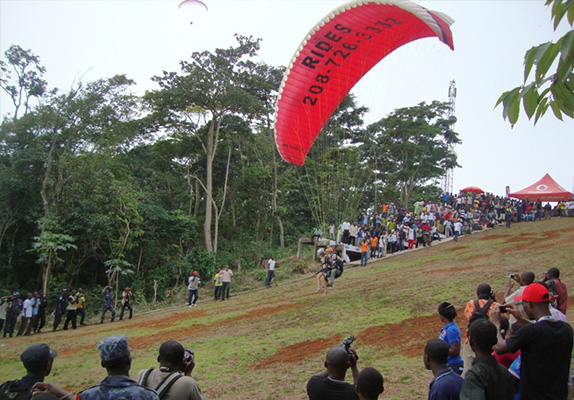 Paragliding in Kwahu during Easter